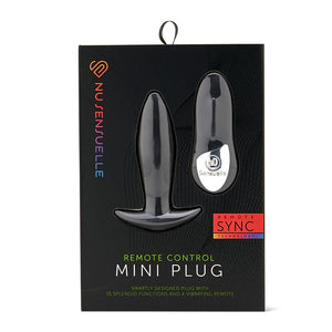 Sensuelle Remote Control Rechargeable Silicone Mini Plug 15 Function