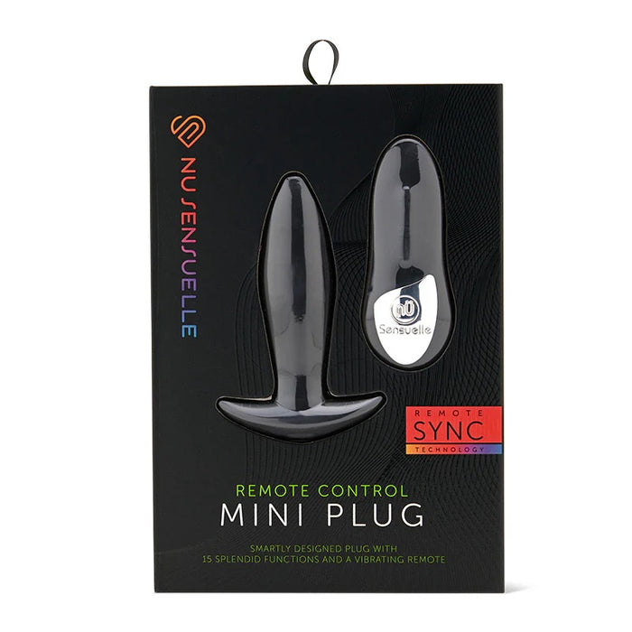 Sensuelle Remote Control Rechargeable Silicone Mini Plug 15 Function