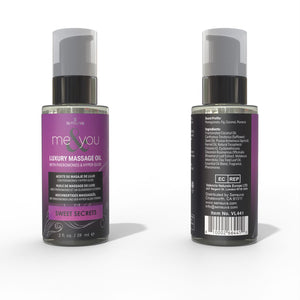 Sensuva Me & You Luxury Massage Oil with Pheromones & Hyper-Glide Enhancers & Essentials - Aromas & Stimulants  Buy Sex Toys in Singapore LoveisLove U4Ria