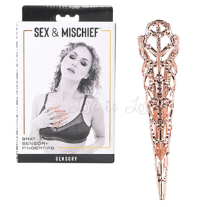 Sex & Mischief Brat Sensory Fingertips Rose Gold Buy in Singapore LoveisLove U4Ria 