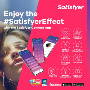 Satisfyer Wearable Vibrator Connect App Shiny Petal with Remote Control or Smooth Petal Vibrators - G-Spot Vibrators Buy Sex Toys in Singapore LoveisLove U4Ria