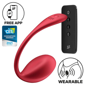 Satisfyer Wearable Vibrator Connect App Shiny Petal with Remote Control or Smooth Petal Vibrators - G-Spot Vibrators Buy Sex Toys in Singapore LoveisLove U4Ria