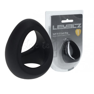 Shots Levelz Soft Tri O Silicone Cock Ring Cock Rings - Cock & Ball Gear Buy Sex Toys in Singapore LoveisLove U4Ria