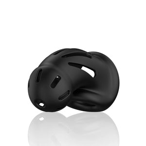 Shots ManCage Model 27 Ultra Soft Silicone Chastity Cage Black Buy in Singapore LoveisLove U4Ria 