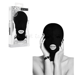 Shots Ouch! Black & White Submission Mask with Open Mouth Buy in Singapore LoveisLove U4Ria 