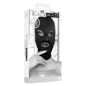 Shots Ouch! Black & White Subversion Mask with Open Mouth And Eyes Buy in Singapore LoveisLove U4Ria 