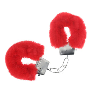 Shots Ouch! Classic Fluffy Handcuffs Red Bondage - Shots Ouch! Bondage Buy Sex Toys in Singapore LoveisLove U4Ria