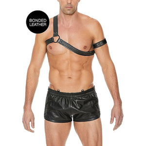 Shots Ouch! Gladiator Harness with Arm Band One Size Buy in Singapore LoveisLove U4Ria 