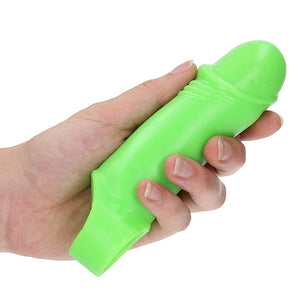 Shots Ouch! Glow in the Dark Smooth Thick Stretchy Penis Sleeve 6.3 Inch Buy in Singapore LoveisLove U4Ria 