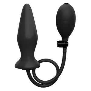 Shots Ouch! Inflatable Silicone Butt Plug Black Buy in Singapore LoveisLove U4Ria 