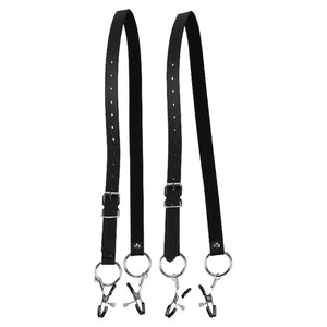 Shots Ouch! Labia Spreader with Clamps Black Buy in Singapore LoveisLove U4Ria