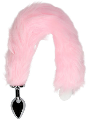 Shots Ouch! Light-up Fox Tail with Metal Butt Plug Pink Anal - Tail & Jewelled Butt Plugs Buy Sex Toys in Singapore LoveisLove U4Ria
