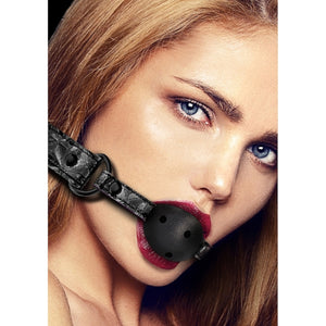 Shots Ouch! Luxury Adjustable Breathable Ball Gag Black Buy in Singapore LoveisLove U4Ria 