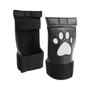 Shots Ouch! Puppy Play Paw Cut-out Gloves Black/White Buy in Singapore LoveisLove U4Ria 