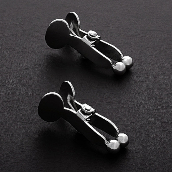Shots Ouch! Stainless Steel Balls Pincher Nipple Clamps