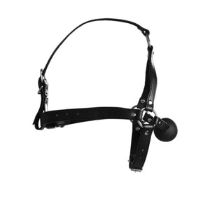 Shots Ouch! Xtreme Head Harness with Solid Ball Gag Black Buy in Singapore LoveisLove U4Ria 