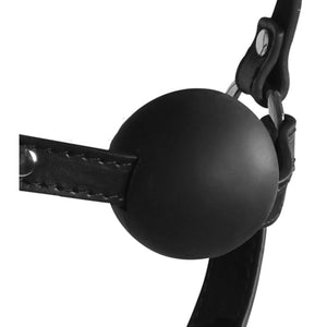 Shots Ouch! Xtreme Head Harness with Solid Ball Gag Black Buy in Singapore LoveisLove U4Ria 