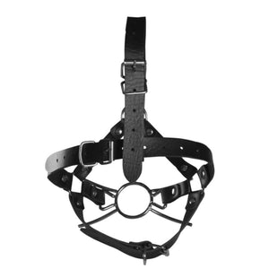 Shots Ouch! Xtreme Head Harness with Spider Gag and Nose Hooks Black Buy in Singapore LoveisLove U4Ria 