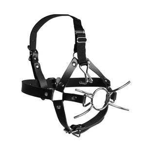 Shots Ouch! Xtreme Head Harness with Spider Gag and Nose Hooks Black Buy in Singapore LoveisLove U4Ria 