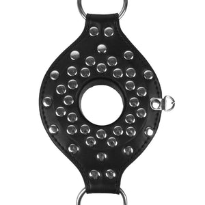 Shots Ouch! Xtreme Open Mouth Gag Head Harness with Plug Stopper Buy in Singapore LoveisLove U4Ria 
