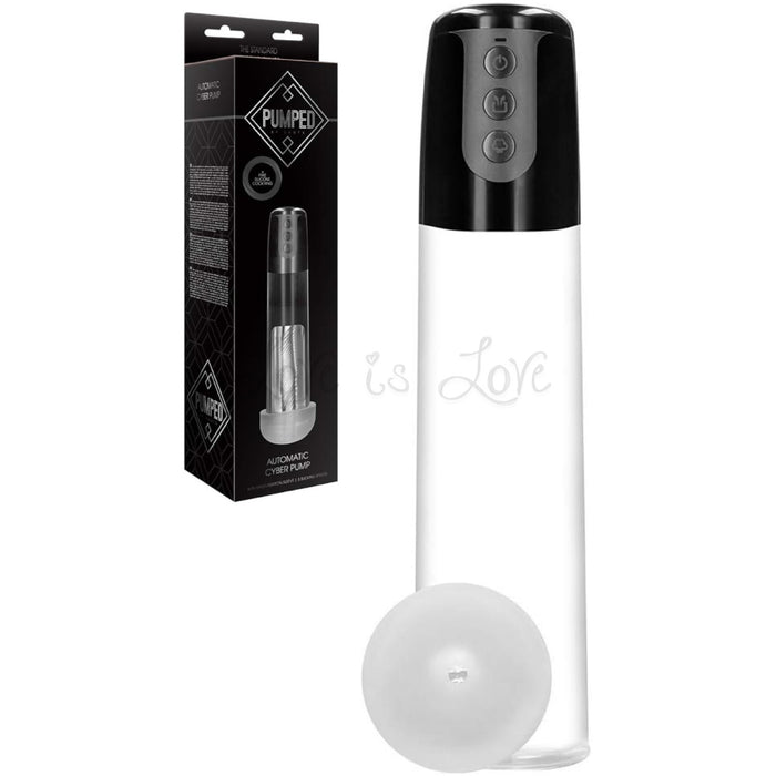 Shots Pumped Automatic Cyber Pump with Masturbation Sleeve