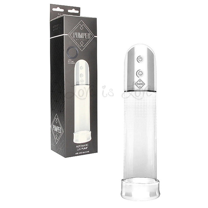 Shots Pumped Automatic Luv Penis Pump Transparent