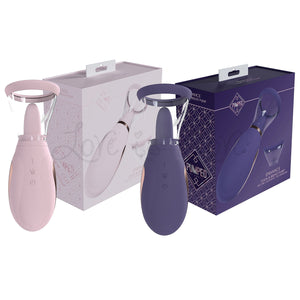 Shots Pumped Enhance Automatic Rechargeable Vulva & Breast Silicone Pump Pink or Purple Buy in Singapore LoveisLove U4Ria 