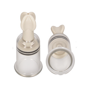 Shots Pumped Nipple Suction Set Rose