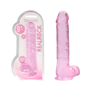 Shots RealRock Crystal Clear Realistic Dildo With Balls Buy in Singapore LoveisLove U4Ria