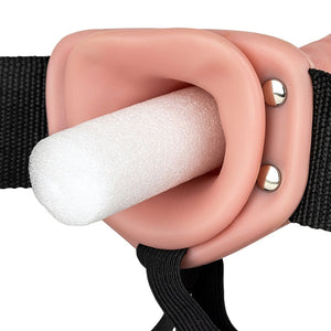 Shots RealRock Realistic Hollow Strap-On With Balls Flesh 6 Inch 15.5 CM Buy in Singaproe LoveisLove U4Ria Shots RealRock Realistic Hollow Strap-On 6 Inch or 7 Inch with or without balls Strap-Ons & Harnesses - Hollow Strap-Ons Buy in Singapore LoveisLove U4Ria