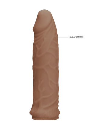 Shots RealRock Realistic Penis Sleeve Extender Tan 6 Inch or 7 Inch  Buy in Singapore LoveisLove U4Ria 