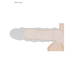 Shots RealRock Realistic Penis Sleeve Extender Tan 7 Inch Buy in Singapore LoveisLove U4Ria 