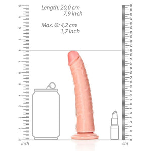 Shots RealRock Slim Realistic Dildo With Suction Cup 6 Inch or 7 Inch Buy in Singapore LoveisLove U4Ria 