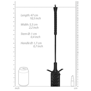 Shots Ouch! Crop Rectangle With Black Lace Small 315mm or Large 470 mm
