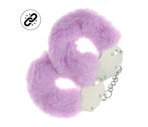Shots Ouch! Heavy Duty Fluffy Handcuffs Black or Blue or Lavender Bondage - Shots Ouch! Bondage Buy Sex Toys in Singapore LoveisLove U4Ria