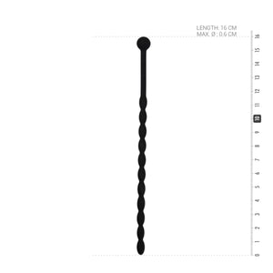 Sinner Gear Ribbed Silicone Dilator Black Buy in Singapore LoveisLove U4Ria 