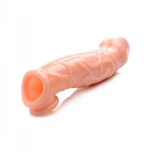 Size Matters Realistic Penis Enhancer & Ball Stretcher 2 Inch Flesh loveislove love is love buy sex toys singapore u4ria