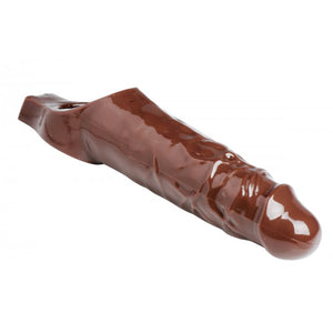 Size Matters Really Ample Penis Enhancer Sheath Brown Buy in Singapore LoveisLove U4Ria 