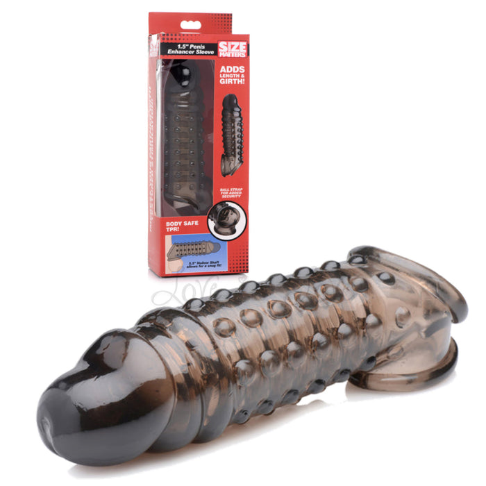Size Matters Penis Enhancer Sleeve 1.5 Inch