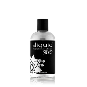 Sliquid Naturals Silver Silicone Lube 2 oz or 4.2 oz or 8.5 oz or 3.4 oz Lubes & Toys Cleaners - Silicone Based Sliquid  Buy in Singapore LoveisLove U4Ria 