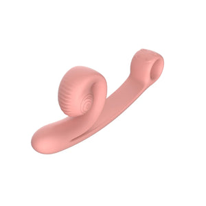 Snail Vibe Curve Duo Vibrator Purple or Peach Buy in Singapore LoveisLove U4Ria 