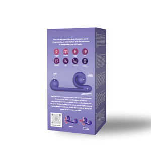 Snail Vibe Duo Vibrator (World's First Synchro Stimulation Vibrator)