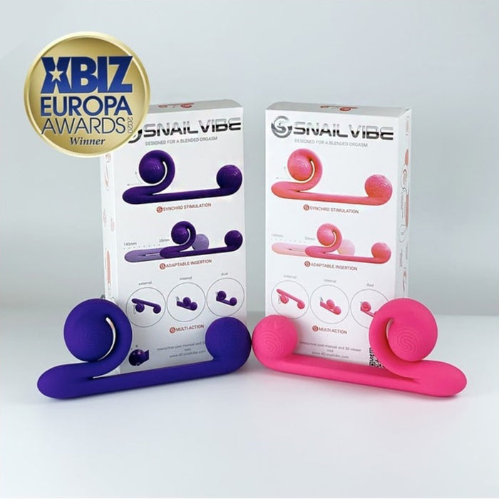 Snail Vibe Duo Vibrator (World's First Synchro Stimulation Vibrator)