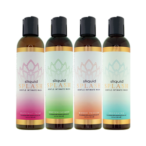Sliquid Splash PH Balanced Gentle Feminine Washes 255ml/8.5floz (All In New Packaging)