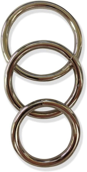 Sportsheets Metal O-Ring 3-Piece Pack