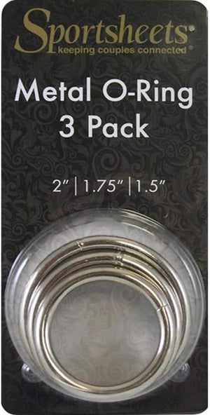 Sportsheets Metal O-Ring 3-Piece Pack