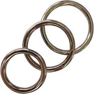 Sportsheets Metal O-Ring 3-Piece Pack