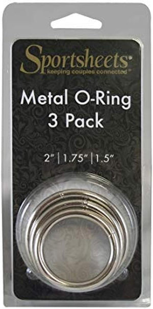 Sportsheets Metal O-Ring 3-Piece Pack