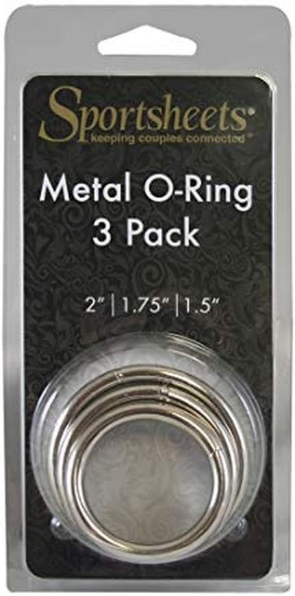 Sportsheets Metal O-Ring 3-Piece Pack