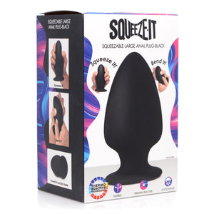 Squeeze-It Squeezable Silicone Anal Plug Buy in Singapore LoveisLove U4Ria 